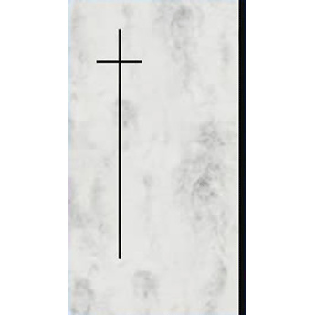TA CC 3003 Kreuzkarte, marmor - Karte: 197 mm x 217 mm (offen), Premium-Qualität - Hülle: 120 mm x 205 mm, mit Seidenfutter
