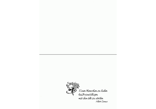 Karte, Paperado, B6, 220g/m², weiß - Hülle, B6, weiß, mit Seidenfutter