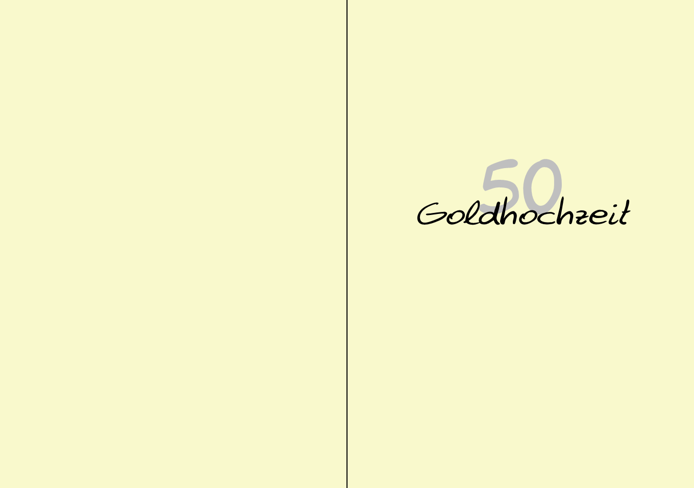 Goldhochzeit chamois, Karte 8, Gestaltung 8, Schrift 8